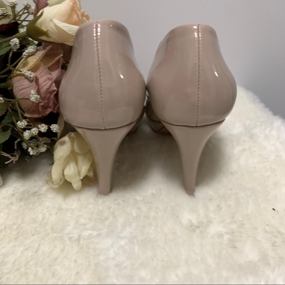 Aldo Peep Toe Nude Heels - Picture 6 of 10